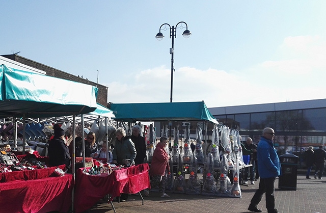 Thursdays are busy at Royton market