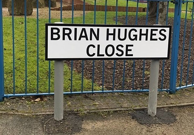 A street has been named in honour of Chadderton-based boxing legend Brian Hughes