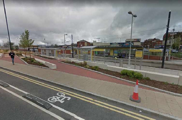 King Street Metrolink stop in Oldham.

Picture courtesy of Google Street View
