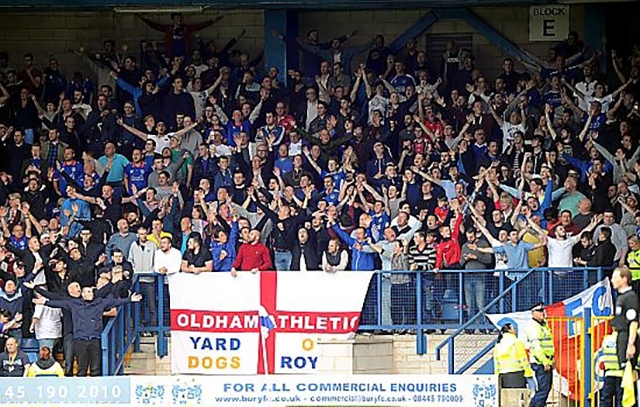 The Athletic fans are set to repeat last season's heroics at Gigg Lane this coming Saturday
