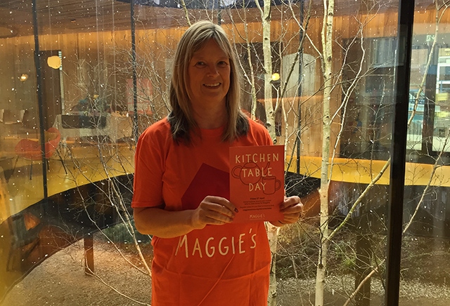 Maggie's Kitchen Table Day supporter Diane Bibby
