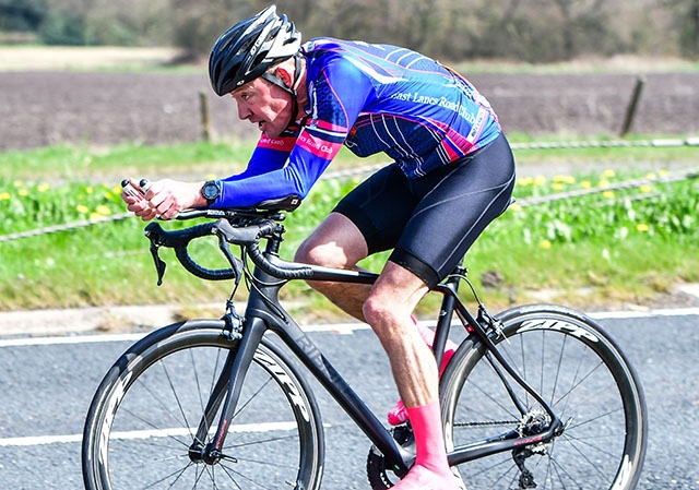 David Bentley produced a great ride in the Leigh Premier RC 10m time-trial