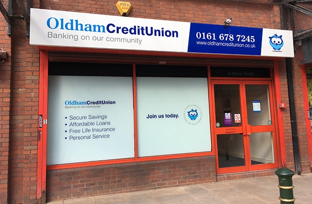 The Oldham Credit Union office