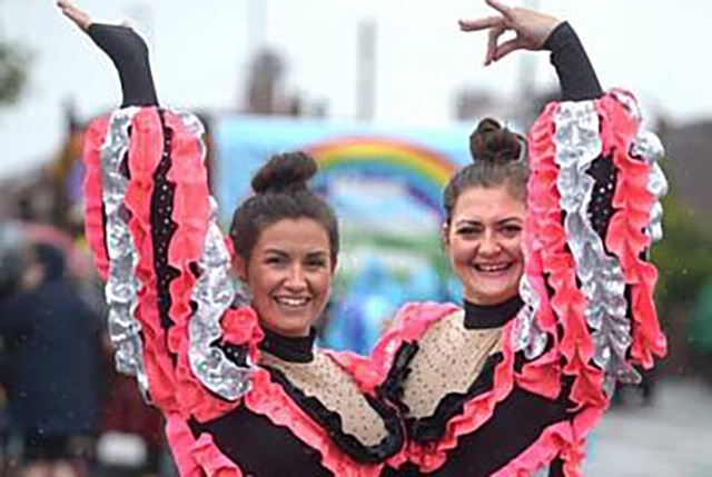 Pictured at last year's Failsworth Carnival are (left) Louise Quigley and Denise Goodyear from the Charisma Stars