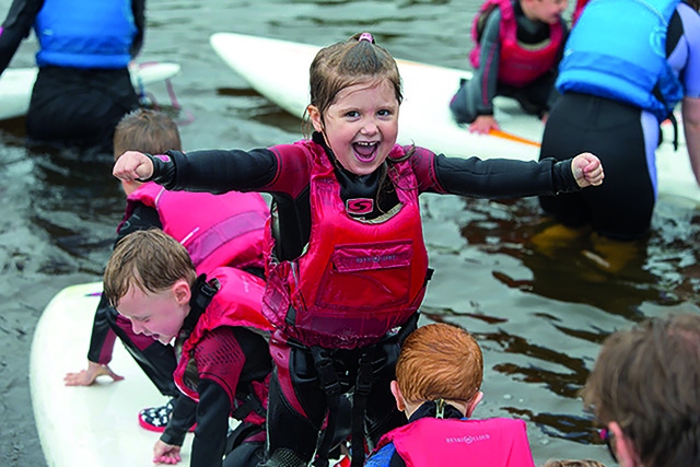 Families can enjoy free sailing and surfing sessions at Hollingworth Lake