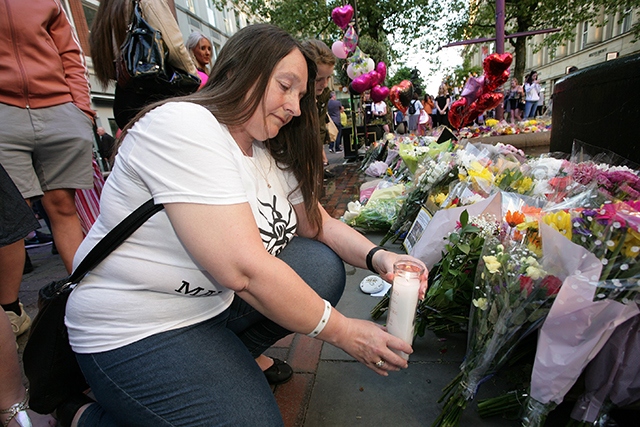 Mum Lesley Blake was in the foyer of the Manchester Arena the night the bomber struck