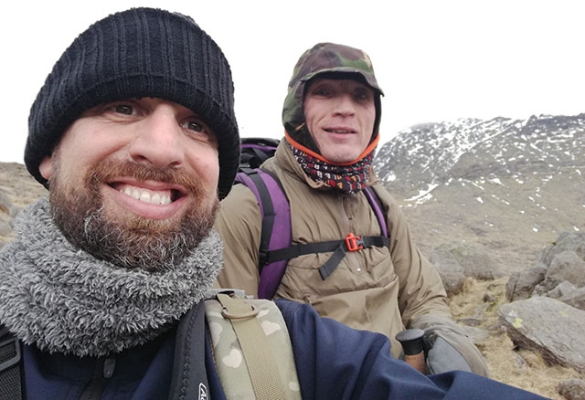 Paolo Bissolati and and fellow climber Ricky Richardson are gearing up for their trek up and down Kilimanjaro