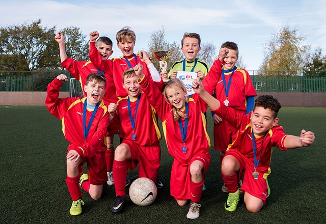 The South Failsworth primary school football team are heading to Wembley Stadium where they will represent Athletic in the EFL Kids Cup final
