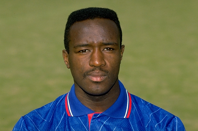 Former Athletic and England star Earl Barrett, pictured during his days at Boundary Park