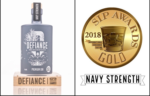 Defiance Gin has won a top award