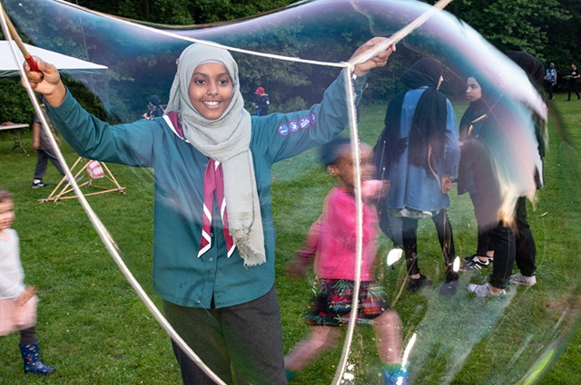 Oldham Scouts hosted an ‘Iftar under the Stars’ event