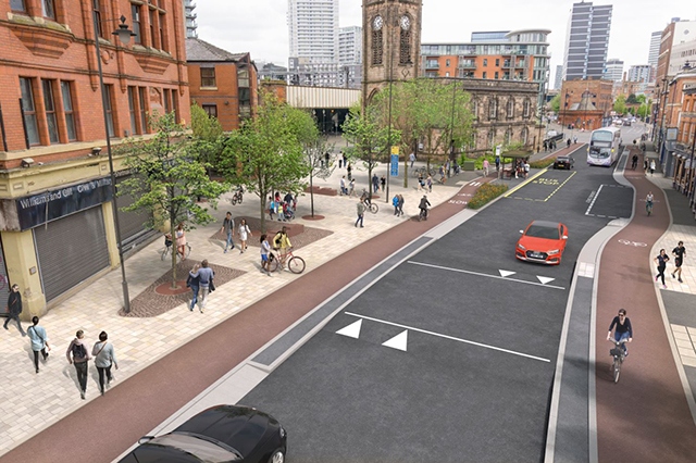 Chapel Street in Salford is set to benefit