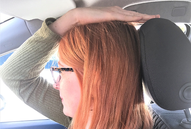Make sure your headrests are in the correct position when in the car