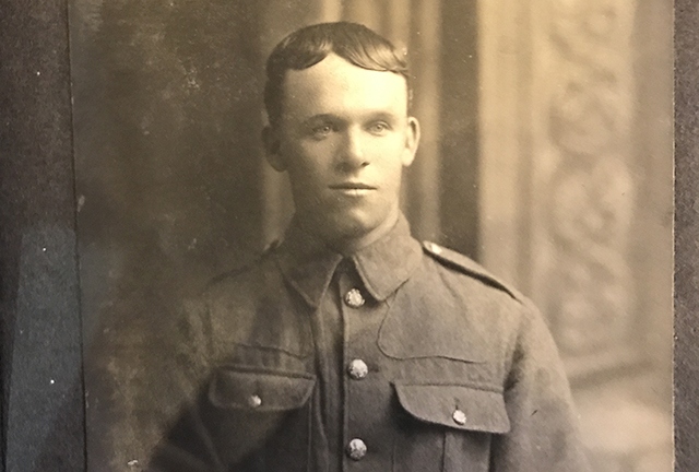 Brave WWI private James “Jimmy” Herbert Chapman grew up on Henshaw Street in Oldham