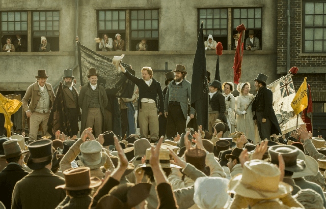 A still from the forthcoming film about Peterloo