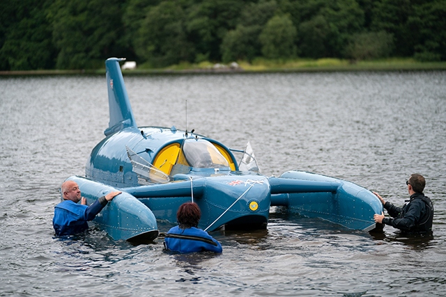 Tests on the rebuilt Bluebird have taken place this week
