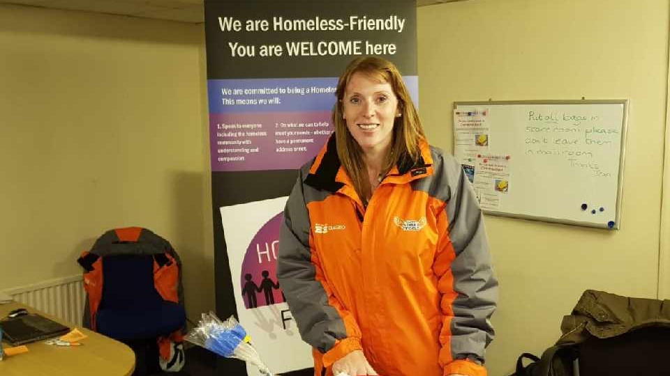 Ashton MP Angela Rayner joined Oldham Street Angels over the weekend