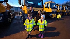 Pictured is the council's new gritter Andy Gritchie who, of course, takes his name from Latics legend Andy Ritchie