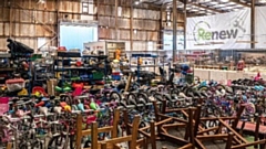 The Renew scheme - which launched in 2021 and has a shop based in Oldham - sells items, from bikes to white goods, donated by residents at their local recycling centres