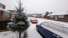 A snowy scene this morning in Chadderton. Image courtesy of @chadweather on X, formerly Twitter