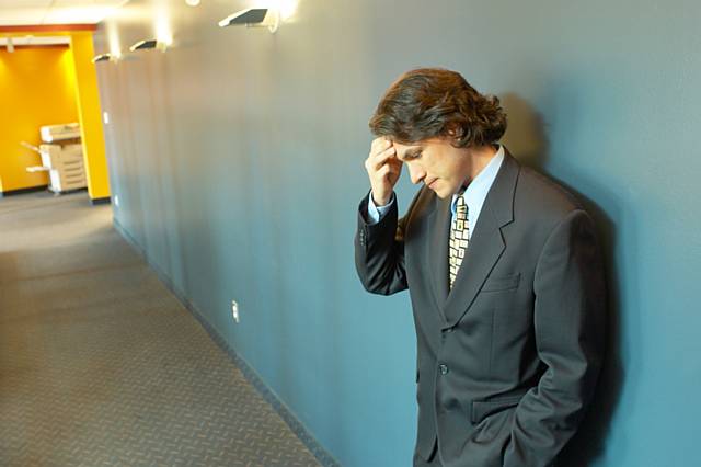 Stressed man Stressed man