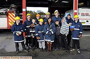 WENDY ACTON with young people from the Greenacres Youth Project