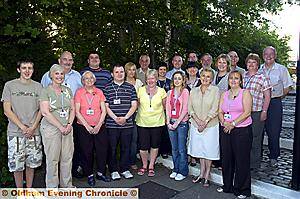 VOLUNTEERS at the Terence 0’Grady Social Club.
Picture: Anthony Miller