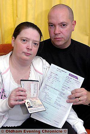 VICTIM OF FRAUD . . . The real Catherine Machala Bennett and husband Peter, with her real passport, but someone else’s criminal record VICTIM OF FRAUD . . . The real Catherine Machala Bennett and husband Peter, with her real passport, but someone else’s criminal record