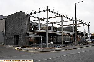 WHAT it does look like . . . The frame of the restaurant, , pictured nine days’ ago 