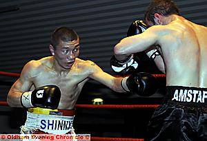 Shinny Bayaar attacks Jordi Hallart Shinny Bayaar attacks Jordi Hallart