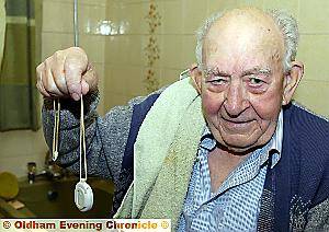 Bill Partington (85) was rescued from his bath. Bill Partington (85) was rescued from his bath.