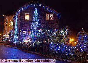 VILLAGE LIGHTS . . . A warming welcome to Dobcross 