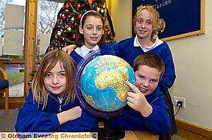 CARING . . . Esme Jones, Katie Connor, Catherine Morris and Lee Bell CARING . . . Esme Jones, Katie Connor, Catherine Morris and Lee Bell