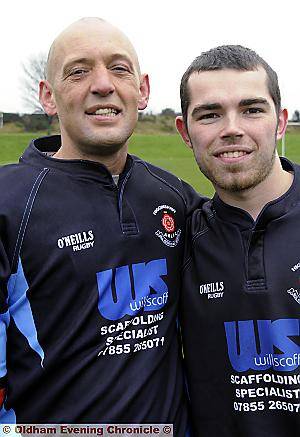 MICK Jewitt and his son Adam (right). MICK Jewitt and his son Adam (right).