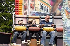 Anthony Murphy and his daughter Kayleigh enjoyed the thrill of the fair Anthony Murphy and his daughter Kayleigh enjoyed the thrill of the fair