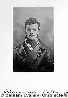 Oldham aviator Alexander Collinge appears on the website 