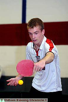 SMASH hit . . . that’s junior player Alex Riley 
