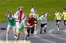 ON your marks, get set, go . . . speedy runners in the relay race ON your marks, get set, go . . . speedy runners in the relay race