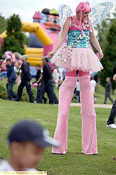 High jinks at the Sunday Mela