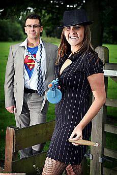 A gangster and his mole, Peter Ainsworth and Holly Edmondson. 