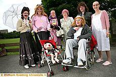 Parents from St Mary's School, High Crompton, raise money for Cerebra, children with cerbal palsy. 