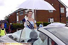 LOUISE STAMFORD puts in a regal appearance as the new carnival queen 