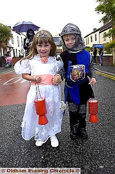 MATTHEW and Emily Oram collect for charity, Below: Pharah (8) and Rainier Moran (5) make some fishy friends 