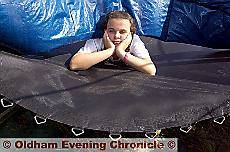 TEMBY and the damaged trampoline 