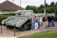 CHECKING out a German T1 tank