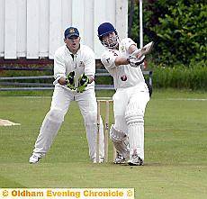 SMASH HIT . . . Steven Firth has been scoring plenty of runs for Heyside this season SMASH HIT . . . Steven Firth has been scoring plenty of runs for Heyside this season