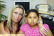 Kathryn Denny with her daughter Shaniqua Kathryn Denny with her daughter Shaniqua
