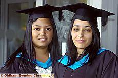 Rashida Sultana (24) and Nazmeen Fraz (24)