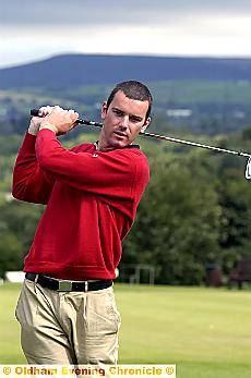 David Thwaites: Hoping to secure a place in the Open. 