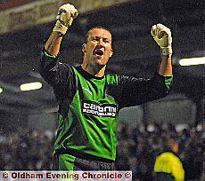 MARK CROSSLEY is hoping for more post-match celebrations at Leeds tomorrow. MARK CROSSLEY is hoping for more post-match celebrations at Leeds tomorrow.